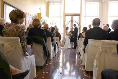 Wedding Ceremony on Caffe Luna Wedding Ceremonies